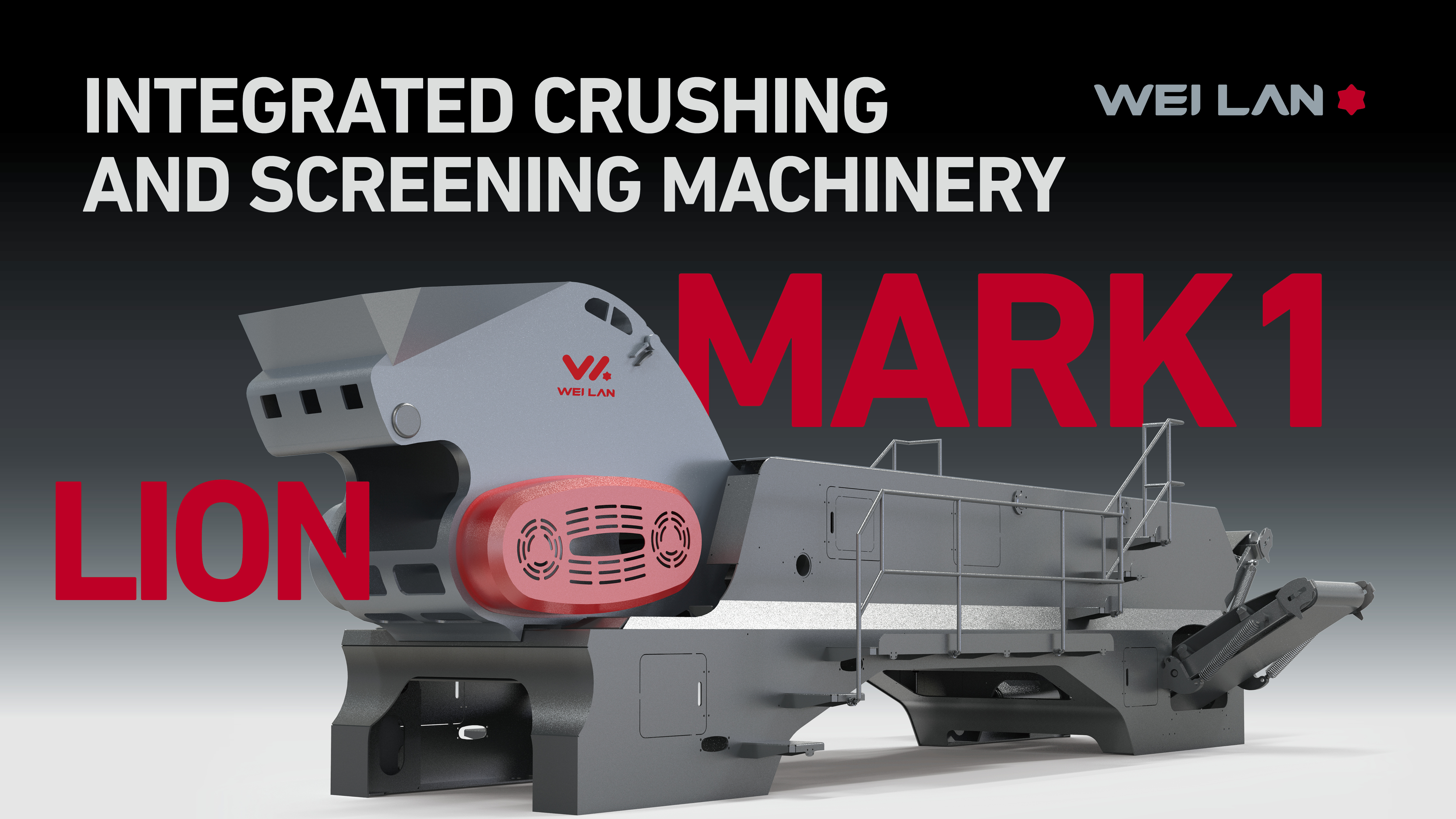 WEI LAN integrated crushing and screening station for construction and decoration waste