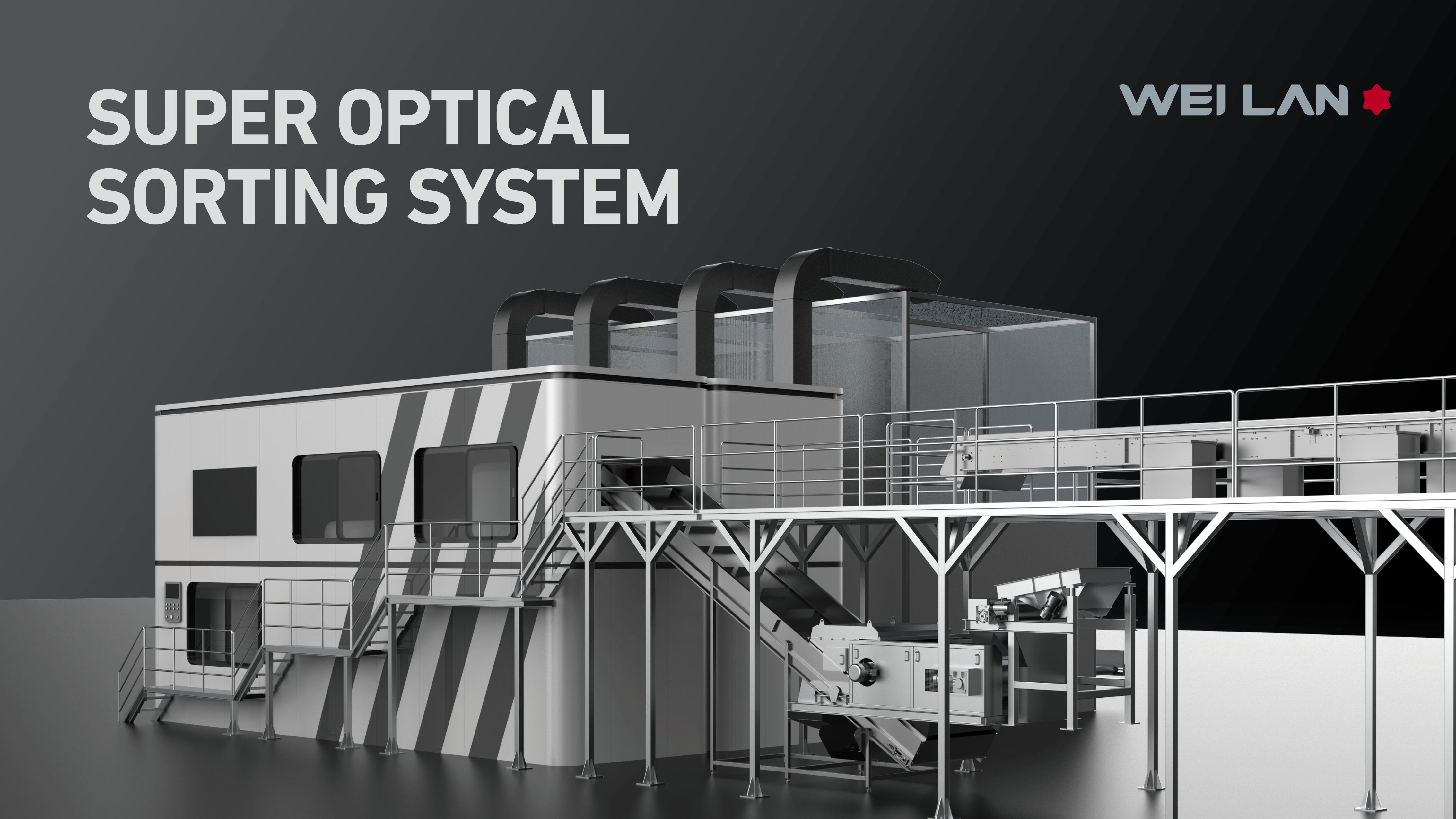 WEI LAN super optical sorting system configuration with modular sorting equipment
